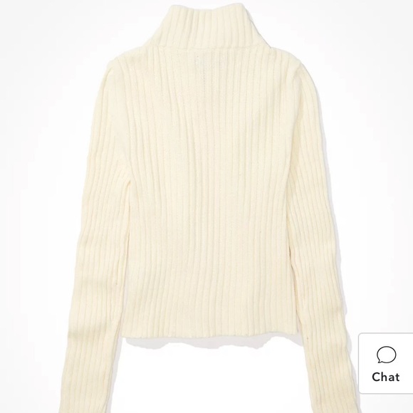 AE Mock-Neck Double-Zip Cardigan - Picture 3 of 5